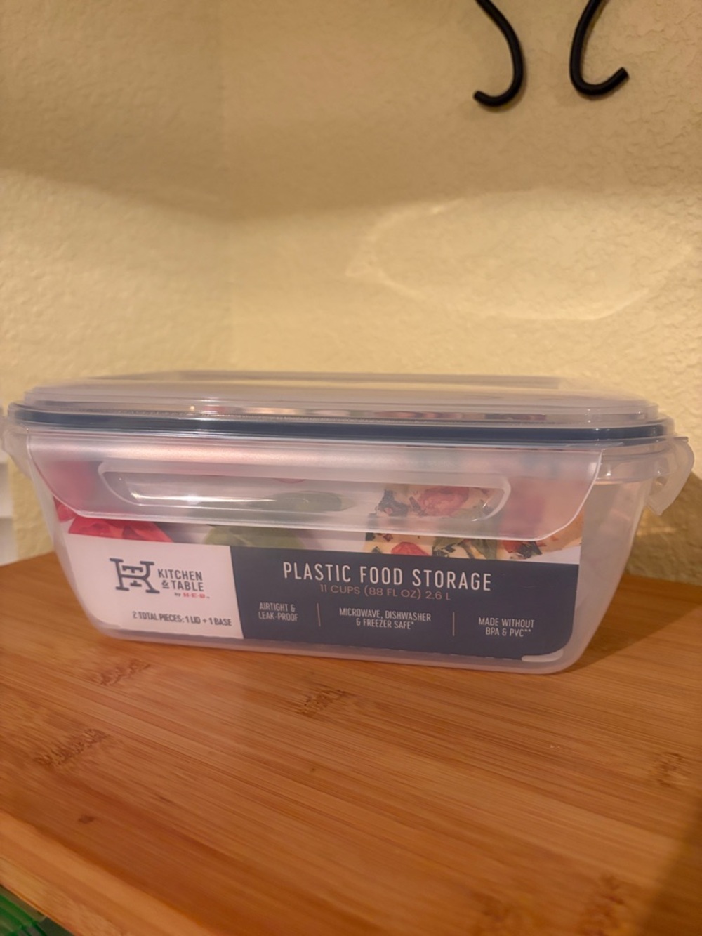 Clear Plastic Food Storage Container - Clear